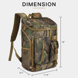 TUGUAN Cooler Backpack 36 Cans Cmao Insulated Leak Proof Lightweight Lunch Backpack for men Work Portable Travel Thermal Bag Compartment Camping Hiking Beach Pincnic Tactical Cooler Backpack for Women