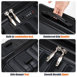 Cosbarn Luggage Sets 5 Piece Suitcases with Wheels, Suitcase Set ABS Hard Case Luggage with Spinner Wheels Durable Travel Luggage