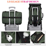 WITZMAN Carry on Travel Backpack for Men Women Airline Approved Convertible Nylon Duffle Backpack Luggage Bag (B682 Army Green)