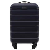 Travelers Club Harper Luggage, Blue, 22-Inch Carry-On | Backpacks4Less