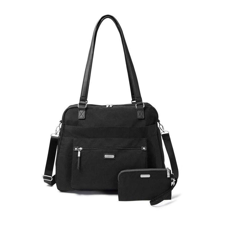 Overnight Expandable Laptop Tote - 16.5"x13.5" Lightweight Weekender Carry-on Travel Bag for Women