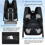 RAINSMORE Camera Bag Professional DSLR SLR Mirrorless Photography Camera Backpack 14 Inch Waterproof Camera Case With Tripod Holder&Laptop Compartment for Canon Nikon Sony for Photographers Black