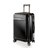 Ricardo Beverly Hills Brentwood Hardside Luggage Collection – Expandable Suitcases with Wheels and TSA Lock, 21" Front Open Carry-on with Smartstand, Onyx