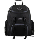 FUEL Oversized Wide Mouth Backpack with Multiple Compartments, Large Storage for Hiking, Work, Classroom, and Traveling - Grey Trim
