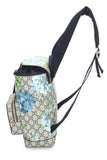 Gucci, Pre-Loved GG Blooms Supreme Canvas Backpack Small, Blue