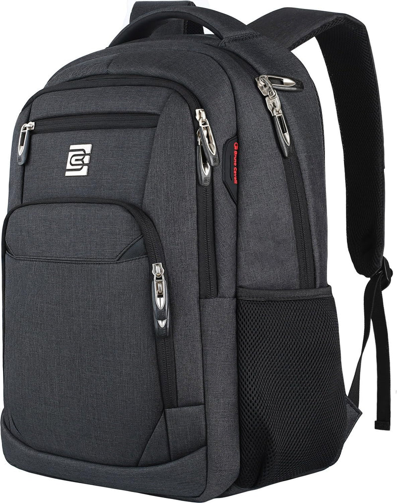 Volher Laptop Backpack,Business Travel Anti Theft Slim Durable Laptops Backpack,Water Resistant College Computer Bag for Women & Men Fits 15.6 Inch Laptop and Notebook - Black