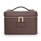 HiTotes Makeup Bag Vanity Case for Women Leather Cosmetic Bag Travel Toiletry Bags Portable Makeup Organizer Case
