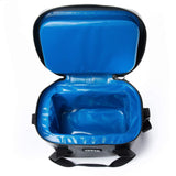 RTIC Soft Cooler 8 Can, Insulated Bag Portable Ice Chest Box for Lunch, Beach, Drink, Beverage, Travel, Camping, Picnic, Car, Trips, Floating Cooler Leak-Proof with Zipper, Blue/Grey