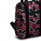 RADLEY London Canford Floral Responsible Small Zip Around Backpack, in Recycled Polyester with Floral Print, Merlot, Small