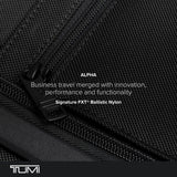 TUMI - Alpha XX-Large Dual Access Expandable 4-Wheeled Checked Luggage - Zipper Expansion - Durable Ballistic Nylon - Extra Large Capacity Suitcase with TSA Lock - Black