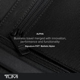 TUMI - Alpha X-Large Dual Access Expandable 4-Wheeled Checked Luggage - Zipper Expansion - Durable Ballistic Nylon - Extra Large Capacity Suitcase with TSA Lock - Navy