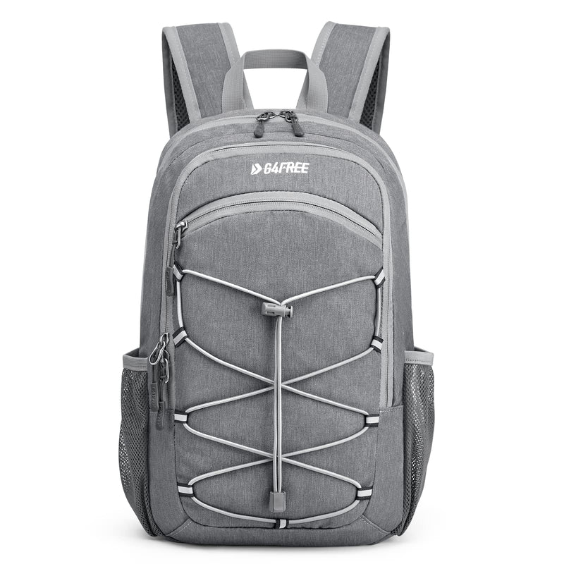 G4Free 12L/20L Small Hiking Backpack RFID Mini Rucksack Compact Multipurpose Daypacks for Men Women Camping Walking Daytrip Travel, Light Grey, 12l, Daypacks
