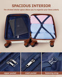 luggage 2 piece sets,Expandable Hard Shell Luggage Set with Spinner Wheels, TSA Lock, 20/28 inch Travel Suitcase Set