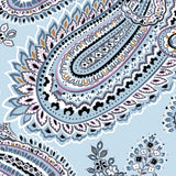 Vera Bradley Women's Cotton Small Backpack, Soft Sky Paisley, One Size