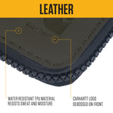Carhartt Men's Water Repellent Zipper Wallet W/RFID-Blocking Liner, Dark Blue