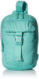 Vera Bradley Women's Cotton Utility Sling Backpack, Turquoise Sky - Recycled Cotton, One Size | Backpacks4Less