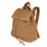 Roxy Spotless Sunnies Backpack | Straw | Beach | Vacation | Travel | Eco-Friendly | Lightweight | Natural