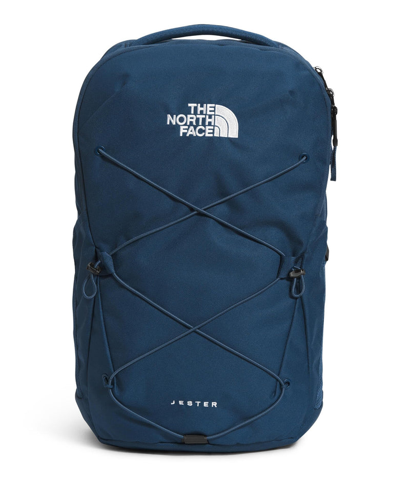 The North Face Jester Everyday Laptop Backpack - Commuter Daypack, Water Repellent, Laptop Sleeve, Shady Blue/TNF White-NPF, One Size