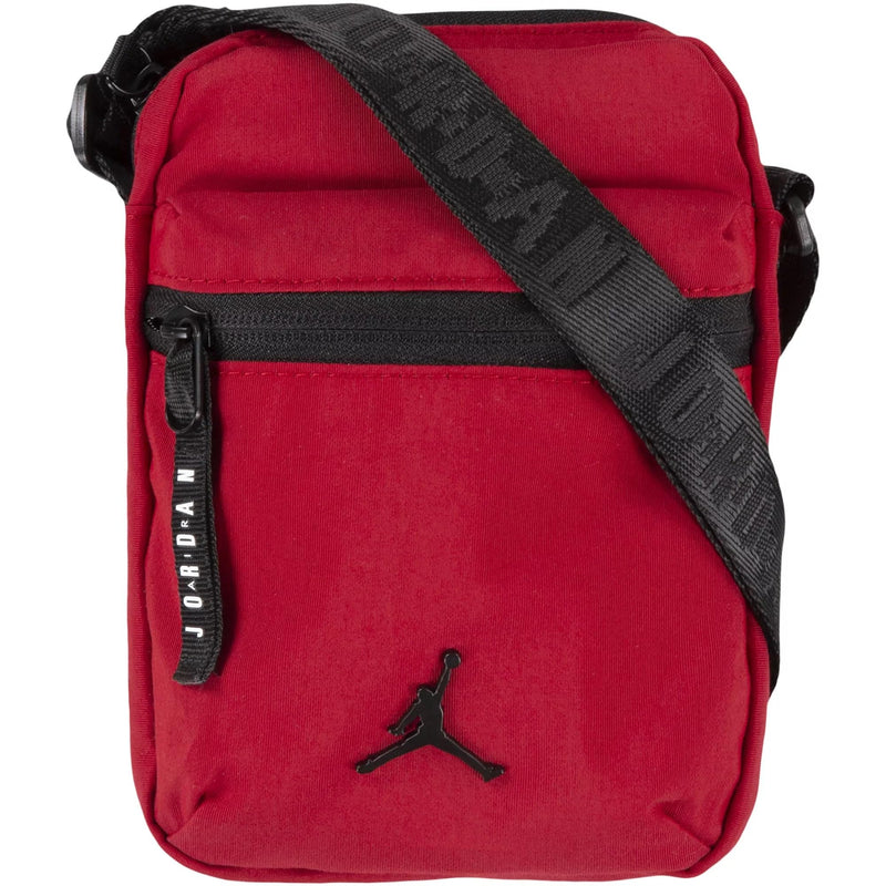 Nike Air Jordan Airborne Crossbody Festival Bag, Unisex, Small (Gym Red/Black)