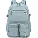Lohol Water Resistant Backpack with Mulitiple Pockets for School Travel Outdoor College, 15.6 inch Laptop Daypack for Men and Women (Blue)