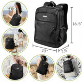 Ricardo Beverly Hills Avalon Travel Laptop Backpack – Carry-On Luggage, Multipurpose Travel Bag for Business & School, 23L (Black)