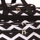 World Traveler Chevron, Black White Che, One Size