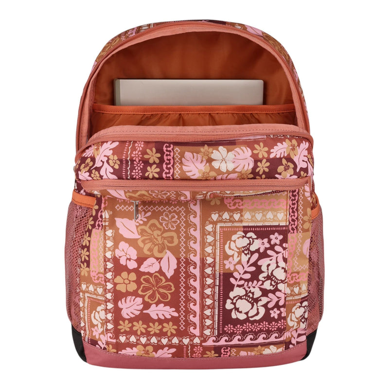 Roxy Here You Are Backpack | Travel | Vacation | Work | Everyday Carry | Laptop Sleeve | Organizer | 23L Capacity | Recycled Polyester -Tahini Nui