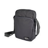 Eddie Bauer Jasper Crossbody Bag with Zippered Main Compartment and Adjustable Shoulder Strap - Slate