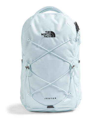 The North Face Women's Jester Everyday Laptop Backpack - Commuter Travel Bag, Laptop Sleeve, Water-Repellent, Ice Blue/TNF Black, One Size