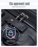 LIGHT FLIGHT Luggage Sets, 3 Piece Durable Suitcase Set with Spinner Wheels, 3 Pcs Hardside Lightweight luggage with TSA Lock, Large Checked Travel Suitcases, 20/24/28 Inch, Black