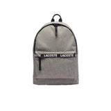 Lacoste Men's Neocroc Laptop Pocket Backpack, Tape Grey Chine, One Size