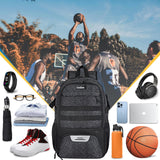 Goloni Basketball Backpack,Large Basketball Bag with Ball Compartment & Shoe Compartment,Sports Bag Fit Volleyball, soccer