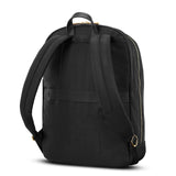 Samsonite Mobile Solutions 2 Essential Backpack - Work & Commuter Backpack with Padded Laptop Compartment, Front Zip Pocket with Key Leash, Water Bottle Sleeve, StackIt™ Strap - Black