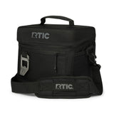 RTIC 8 Can Everyday Cooler, Soft Sided Portable Insulated Cooling for Lunch, Beach, Drink, Beverage, Travel, Camping, Picnic, for Men and Women, Black