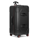 Traveler's Choice Maxporter II Polycarbonate Hardside Trunk with Spinner Wheels, Black, 31-Inch Trunk