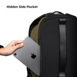 ALPAKA Metro Backpack Pro for Men - Fits 16" Laptop Business Travel Backpack with YKK Zippers, MOD Key Leash,Axoflux 600D (Army Green)