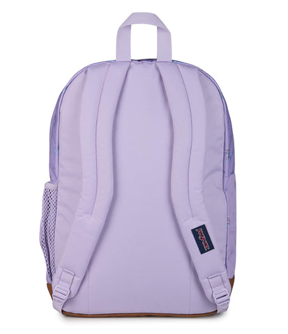 JanSport Cool Backpack with 15-inch Laptop Sleeve, Large Computer Bag Rucksack with 2 Compartments, Ergonomic Straps, Pastel Petals - Lilac