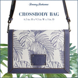 Tommy Bahama Messenger Bag, Women's Crossbody Purse with Adjustable Shoulder Strap, Navy, One Size