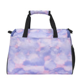 PUMA Kids' Transformation 14" Youth Duffel Bag, Purple/Hazy Blue, OS