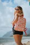 Roxy Women's Sugar Baby Backpack | Travel |Vacation | Work | Everyday Carry | 16L Capacity - Anthracite Sunny Floral Swim