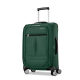 Samsonite Carry-On Soft-Sided Expandable 21-Inch Element Suitcase: Airline Approved for Most Major Airlines, Durable, 360° Spinner Wheels, Adjustable Handle, 2 Front & Side Pocket- Bistro Green