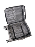 It Luggage Lustrous Luxe 22" Softside Carry-On 8 Wheel Spinner, Moon Rock