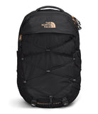 THE NORTH FACE Women's Borealis Luxe Commuter Laptop Backpack, TNF Black/Burnt Coral Metallic-NPF, One Size