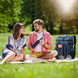 Maelstrom Backpack Cooler,Soft Lightweight Leakproof Cooler Backpack,Men Women 35/50 Can Insulated Cooler Bag,Keeps Hot/Cold for Up to 16 Hours,Perfect for Camping, Beach (Blue, 35 can)