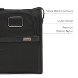 TUMI - Alpha Medium Crossbody - Men's and Women's Everyday Crossbody Bag - Adjustable Shoulder Strap - For Business & Travel - Black