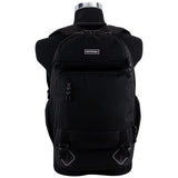 Eastsport Outdoors Elevated Hiking Travel Weekender Carry On Bookbag Daypack Rusksack Large Bag Backpack, Black