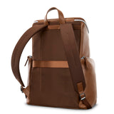 Samsonite Mobile Solution 2 Leather Deluxe Backpack - Cognac
