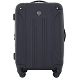 Travelers Club Chicago Hardside Expandable Spinner Luggage, Black, 22" Carry-On