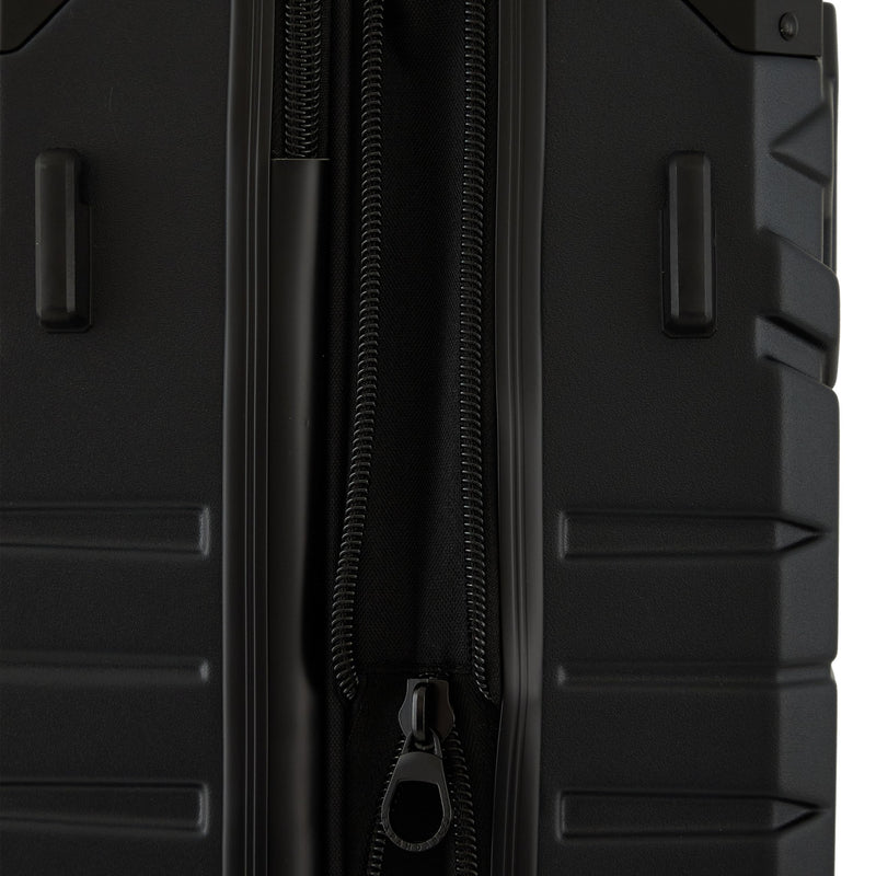 Wrangler ATG Alpine 22" Expandable Rolling Hardside Carry-On Luggage, Jet Black