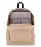 JanSport SuperBreak Plus Backpack with Padded 15-inch Laptop Sleeve and Integrated Bottle Pocket - Spacious and Durable Daypack for Work and Travel - Travertine